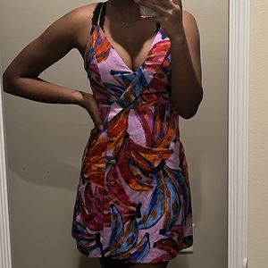 *NWOT* Gorgeous Farm Rio Banana Wrap dress